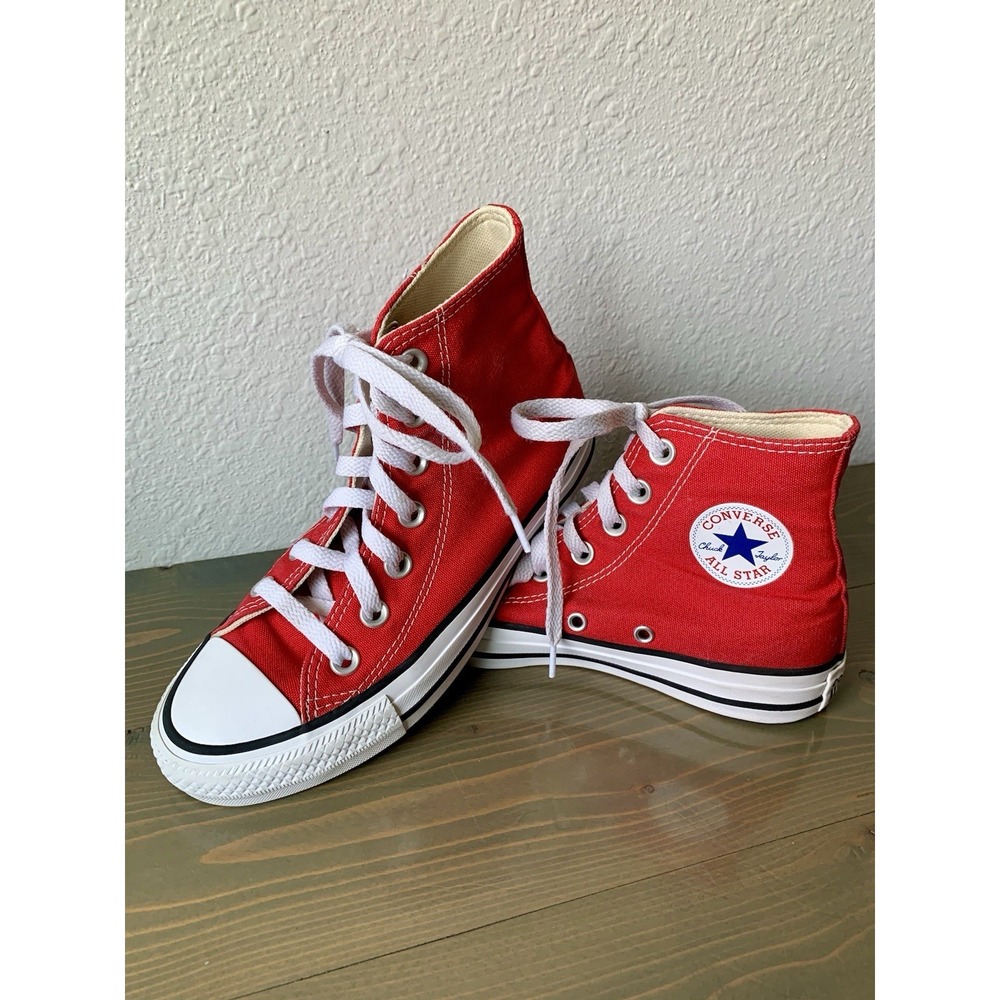 Converse Chuck Taylor All Star Red High Top Sneakers M9621 Lace Up Unisex M3/W5